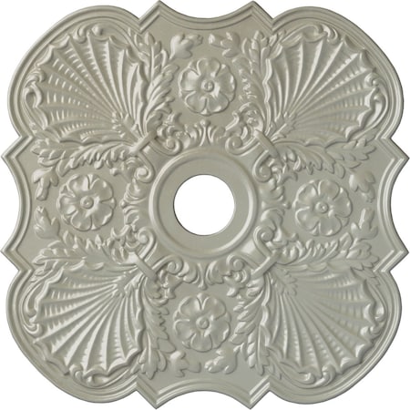 Ekena Millwork Flower Ceiling Medallion (Fits Canopies up to 6 1/4"), 29"OD x 3 5/8"ID x 1 3/8"P, Flash Copper CM29FWFCS